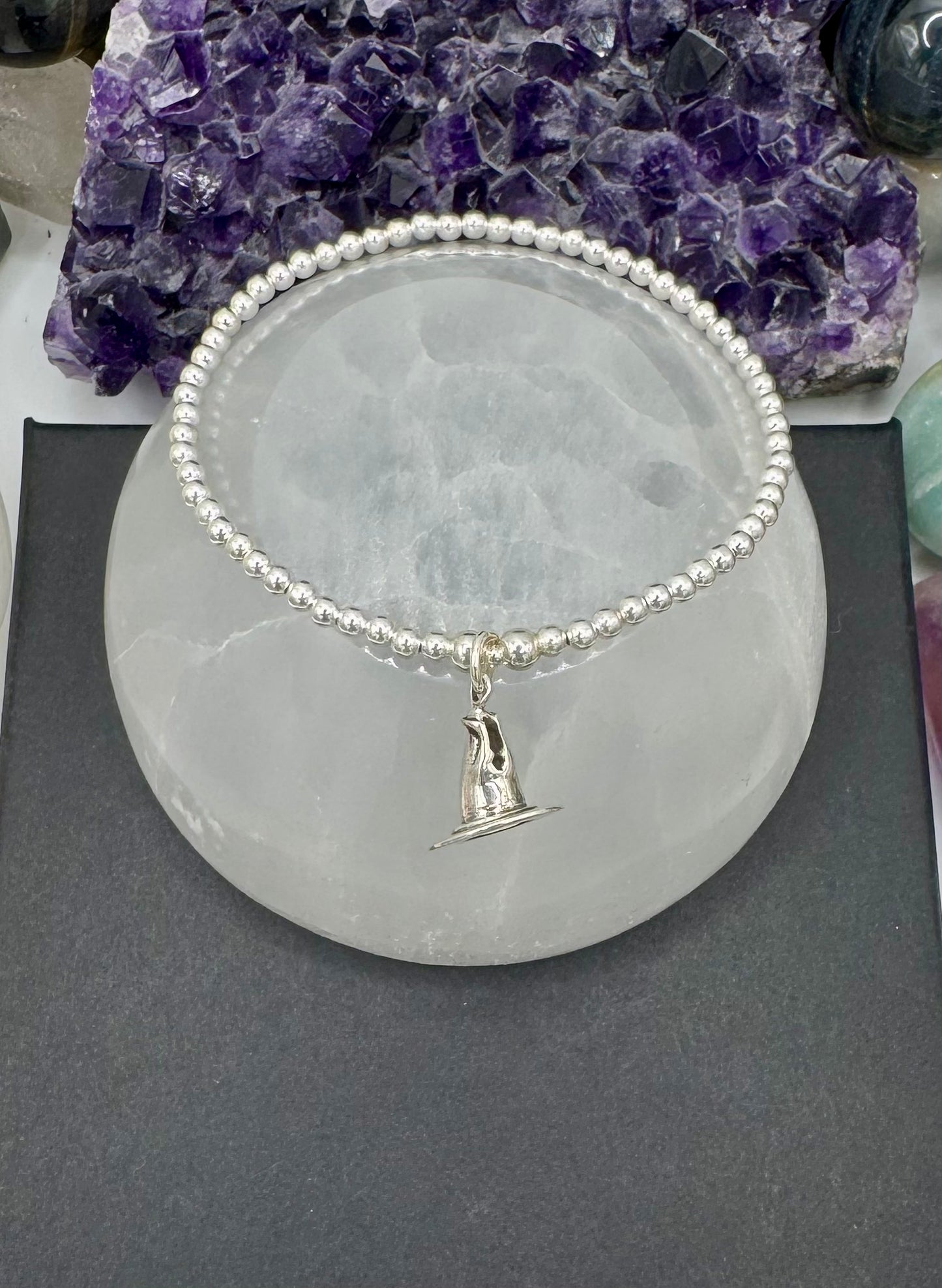 STERLING SILVER 4D WITCH HAT BRACELET