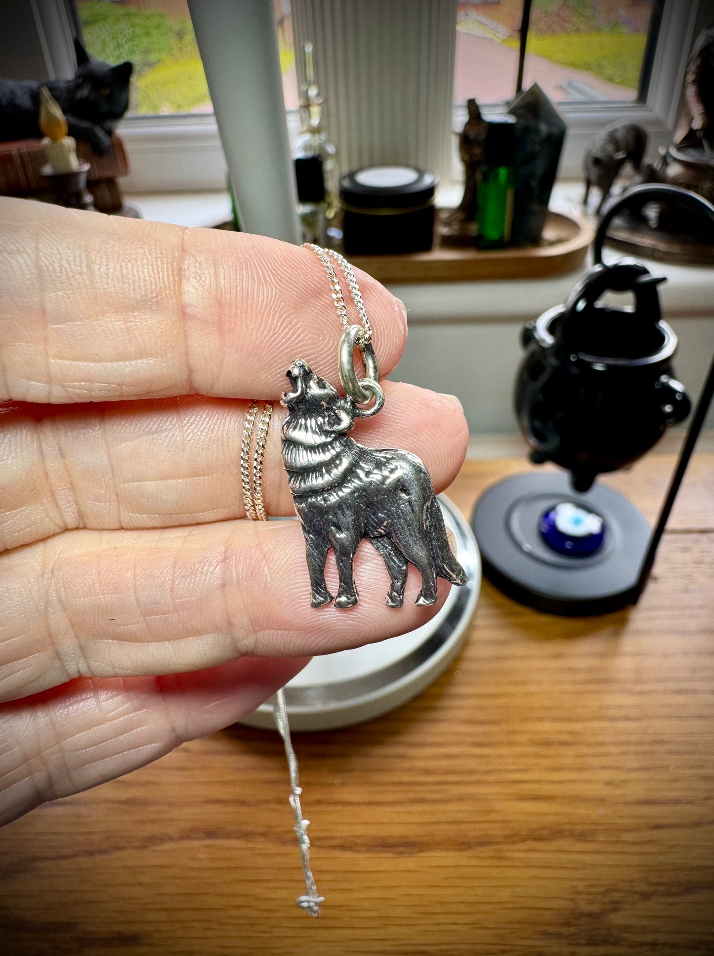 HOWLING WOLF NECKLACE