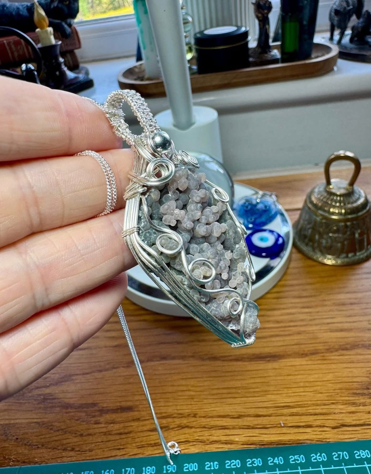 GRAPE AGATE NECKLACE