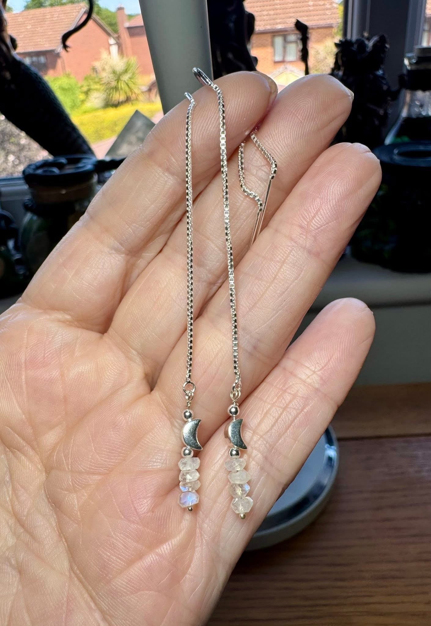 RAINBOW MOONSTONE EARRINGS
