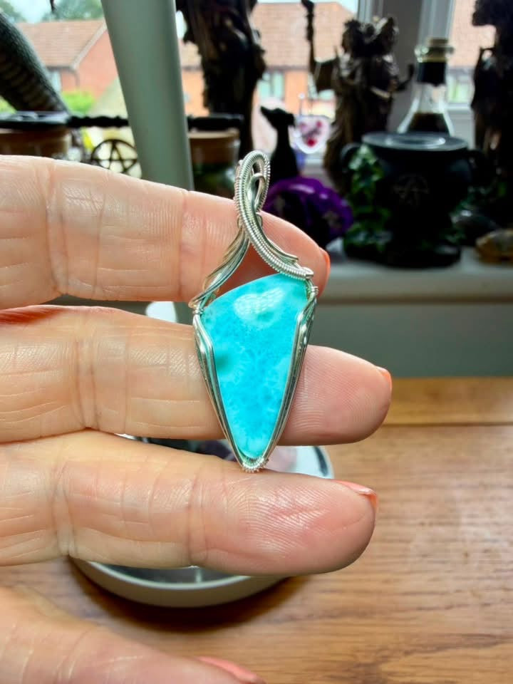 LARIMAR PENDANT
