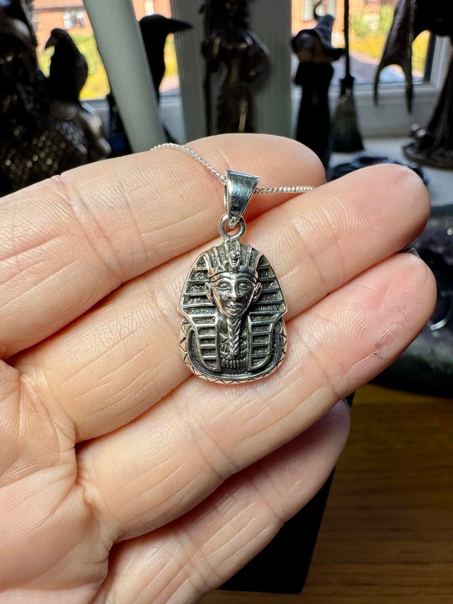 TUTANKHAMUN STERLING SILVER NECKLACE