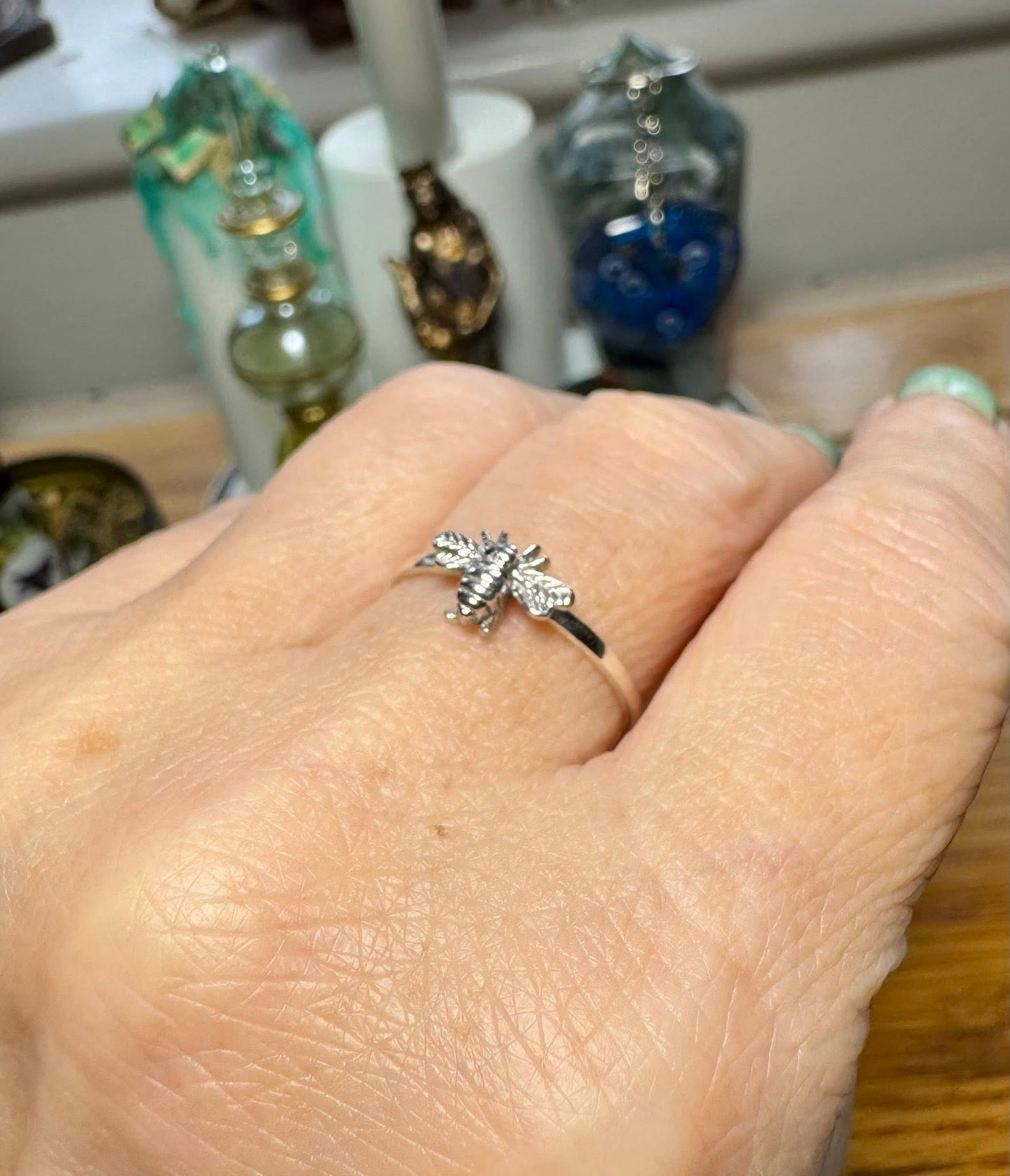 STERLING SILVER BEE RINGS