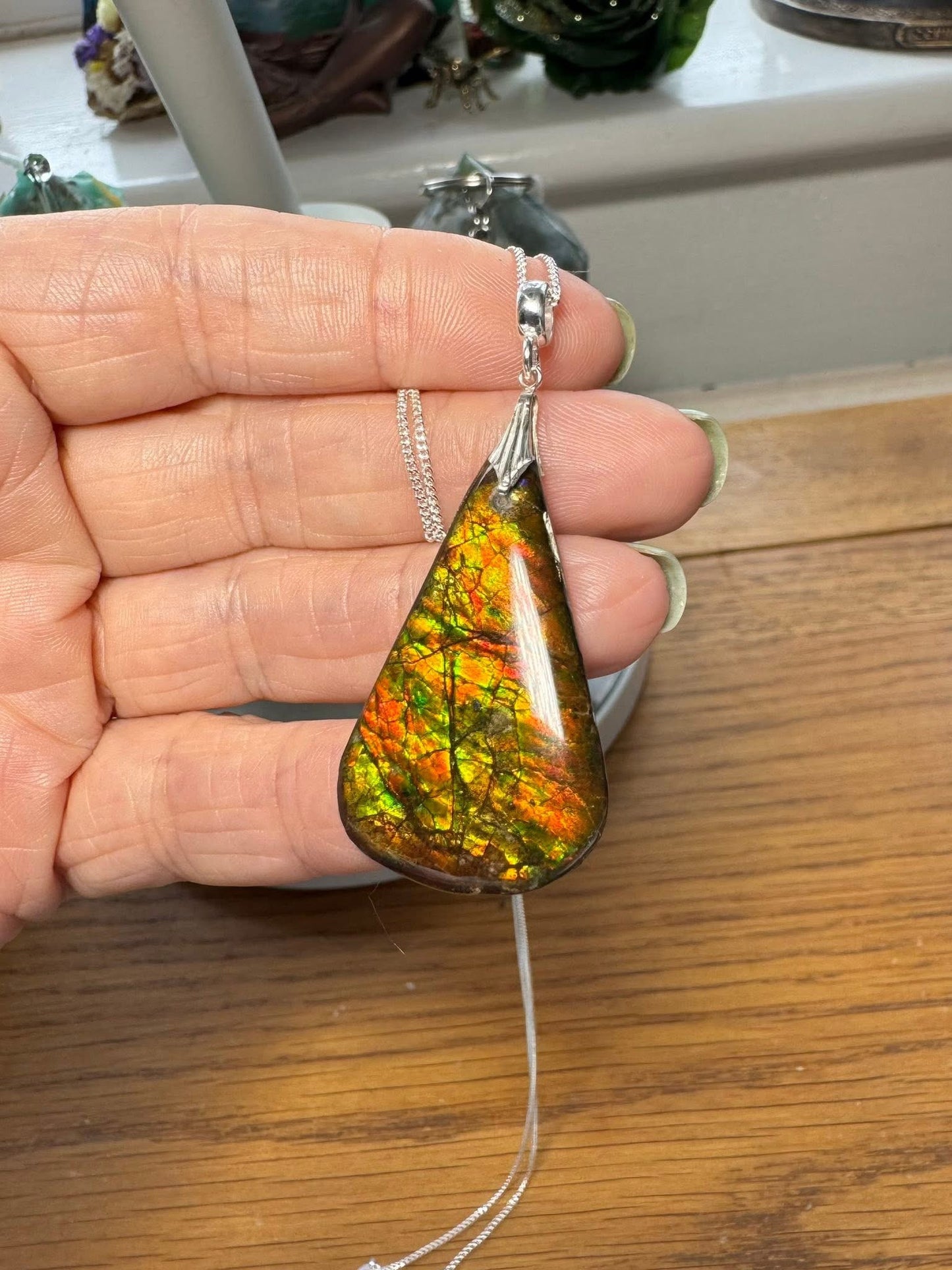 GENUINE AMMOLITE NECKLACE