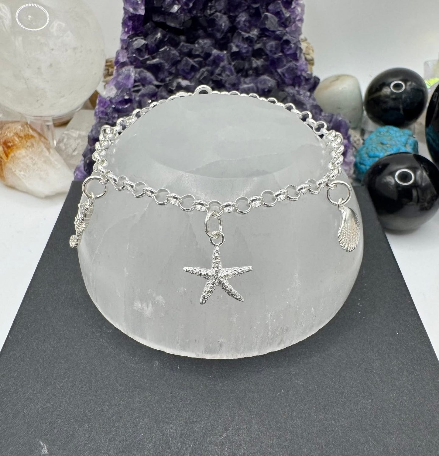 STERLING SILVER SEA THEMED BRACELET