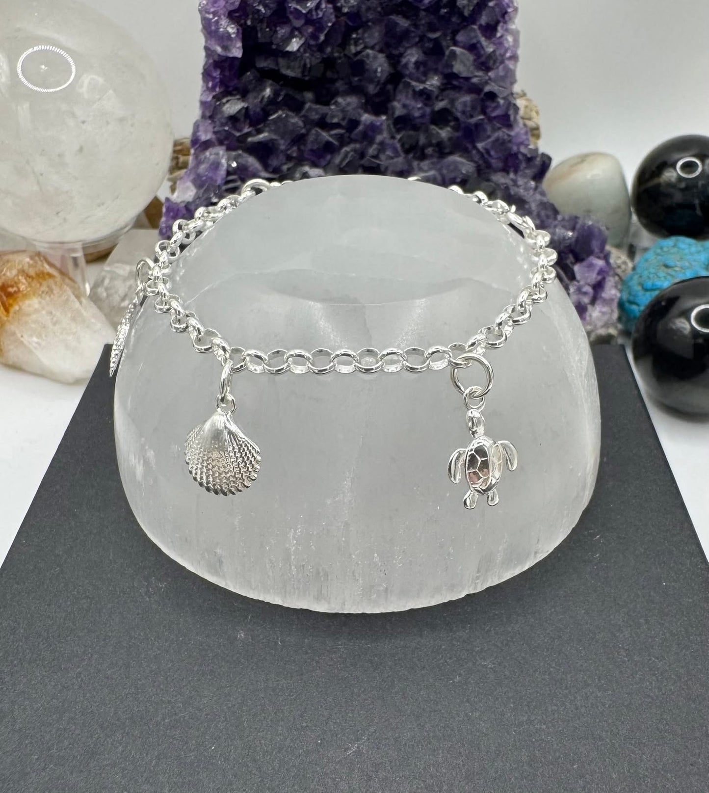 STERLING SILVER SEA THEMED BRACELET