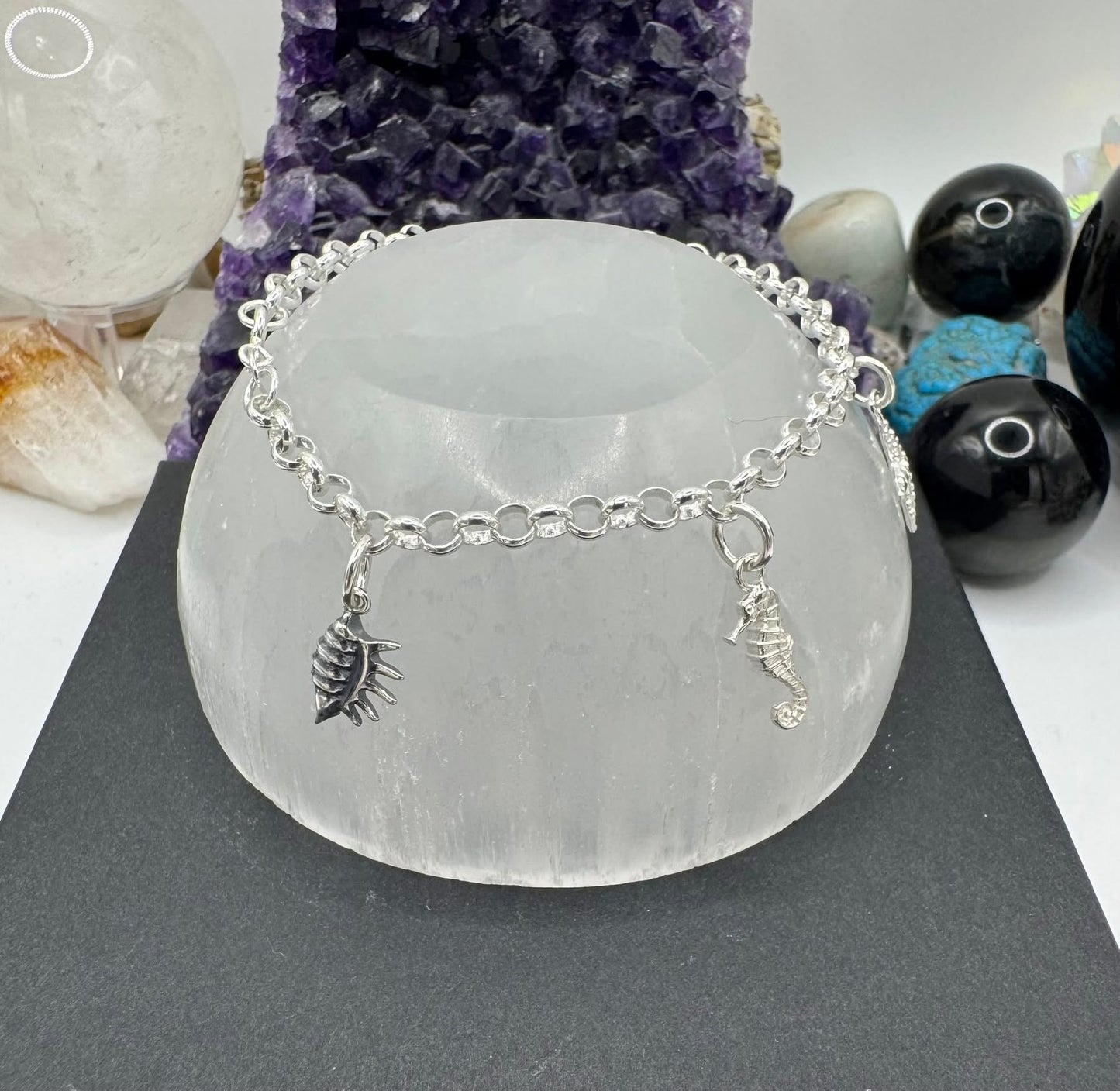STERLING SILVER SEA THEMED BRACELET
