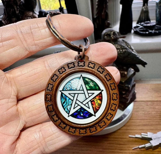 PENTAGRAM KEYRING