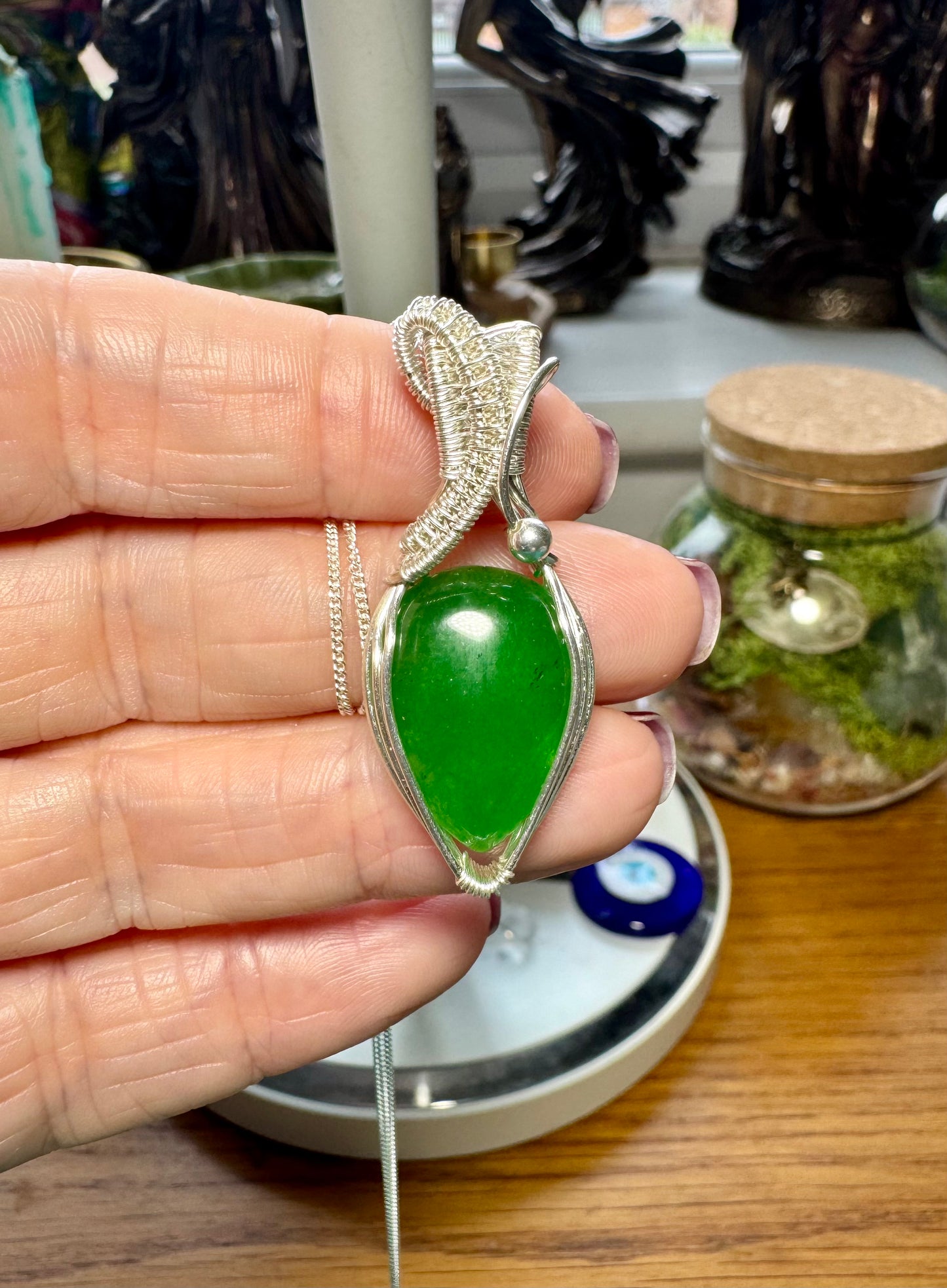 JADE NECKLACE- THE MONEY MAGNET