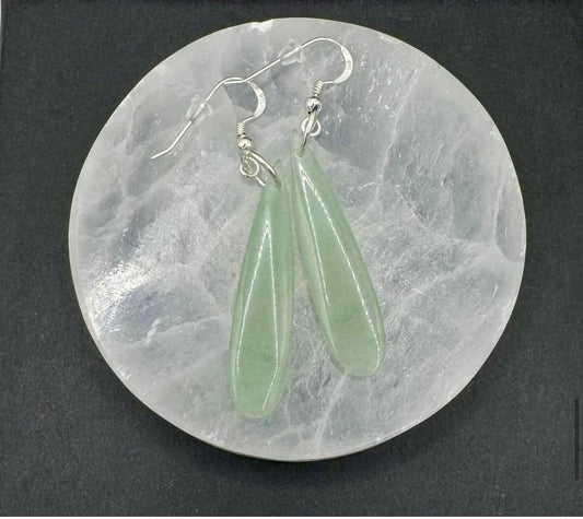 GREEN AVENTURINE EARRINGS