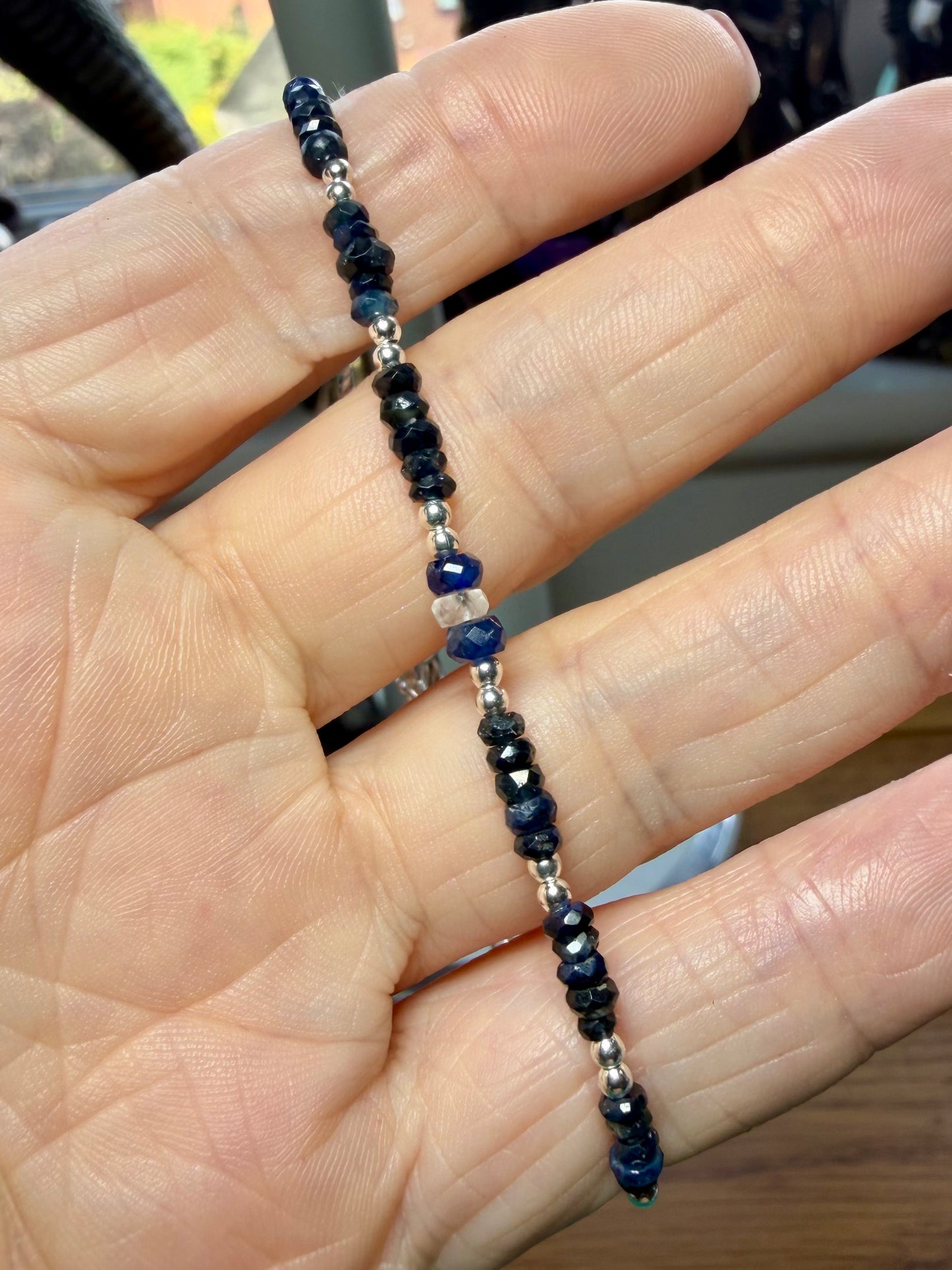 SAPPHIRE ADJUSTABLE BRACELET