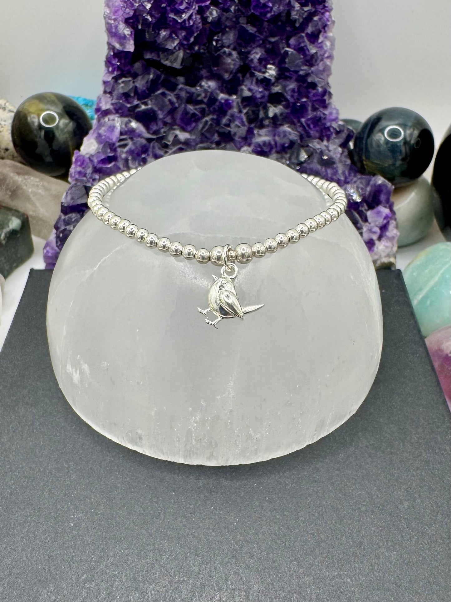STERLING SILVER 4D ROBIN