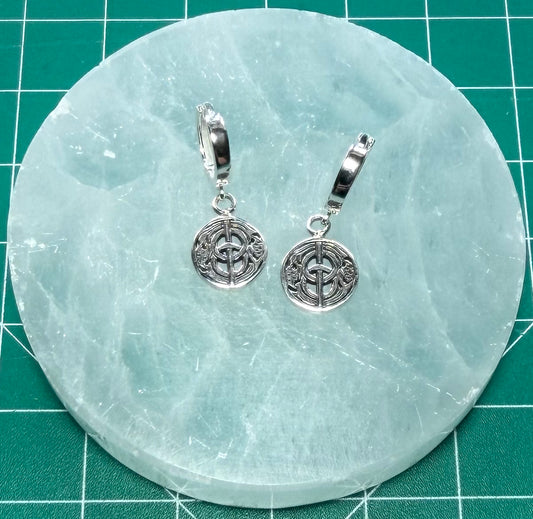 STERLING SILVER CHALICE WELL EARRINGS
