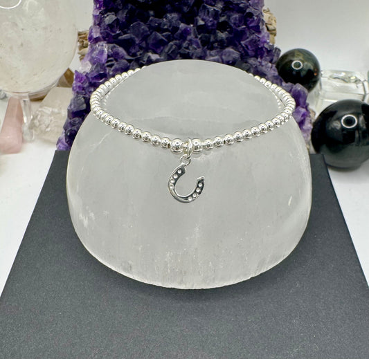 STERLING SILVER HORSESHOE BRACELET