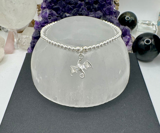 STERLING SILVER DRAGON BRACELET