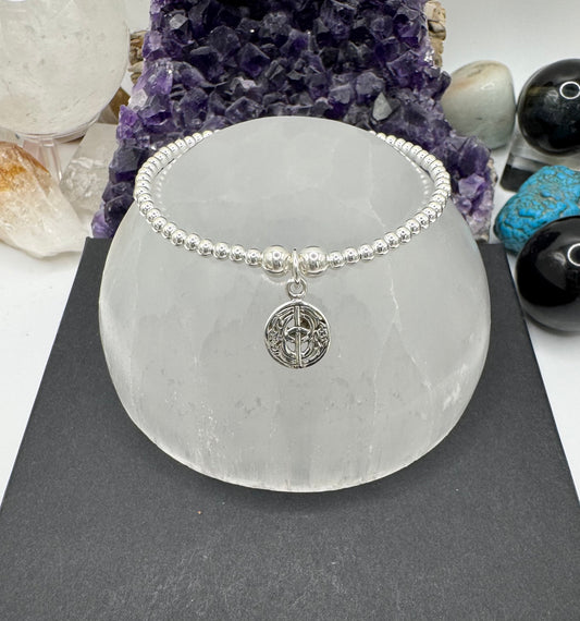 STERLING SILVER CHALICE WELL BRACELET