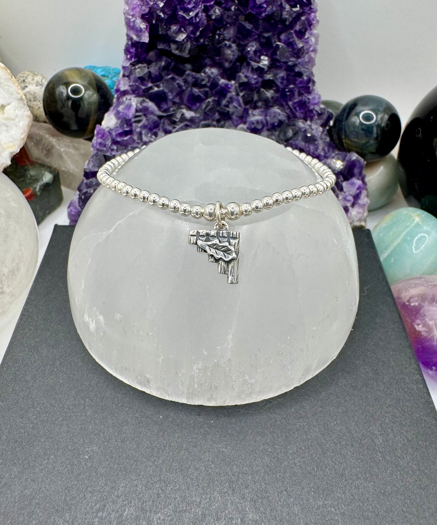 STERLING SILVER PANS PIPES BRACELET