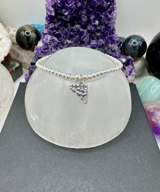 STERLING SILVER PANS PIPES BRACELET