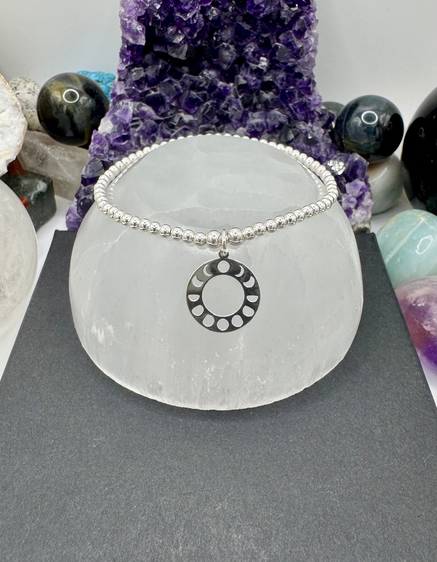 STERLING SILVER LUNAR CYCLE BRACELET