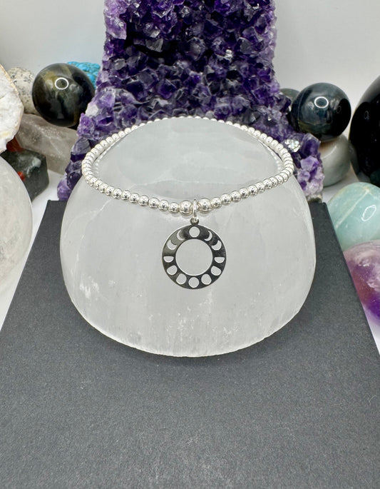 STERLING SILVER LUNAR CYCLE BRACELET