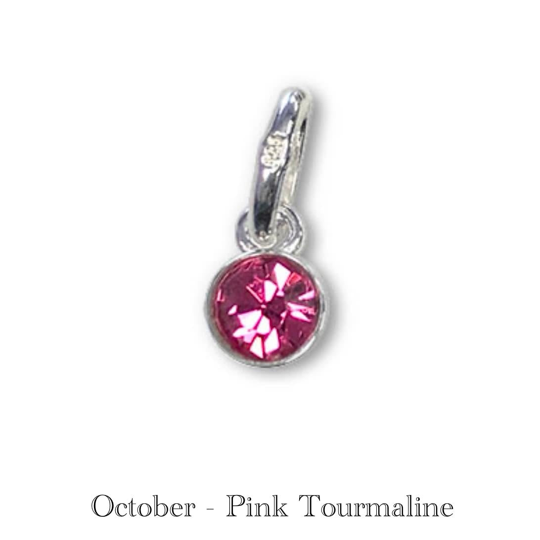 STERLING SILVER BIRTHSTONE NECKLACES