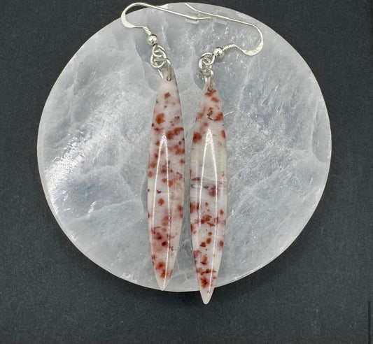 RED SPOT JASPER EARRINGS