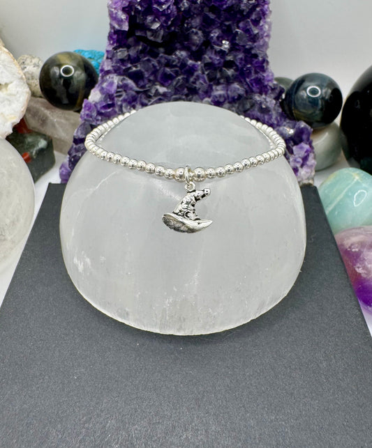 STERLING SILVER WITCH HAT BRACELET