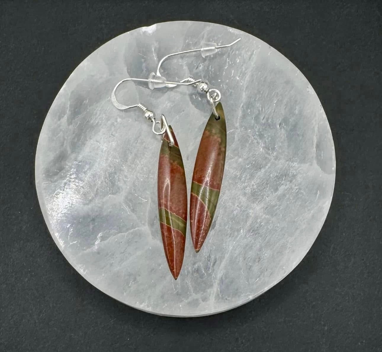 RED RIVER JASPER EARRINGS