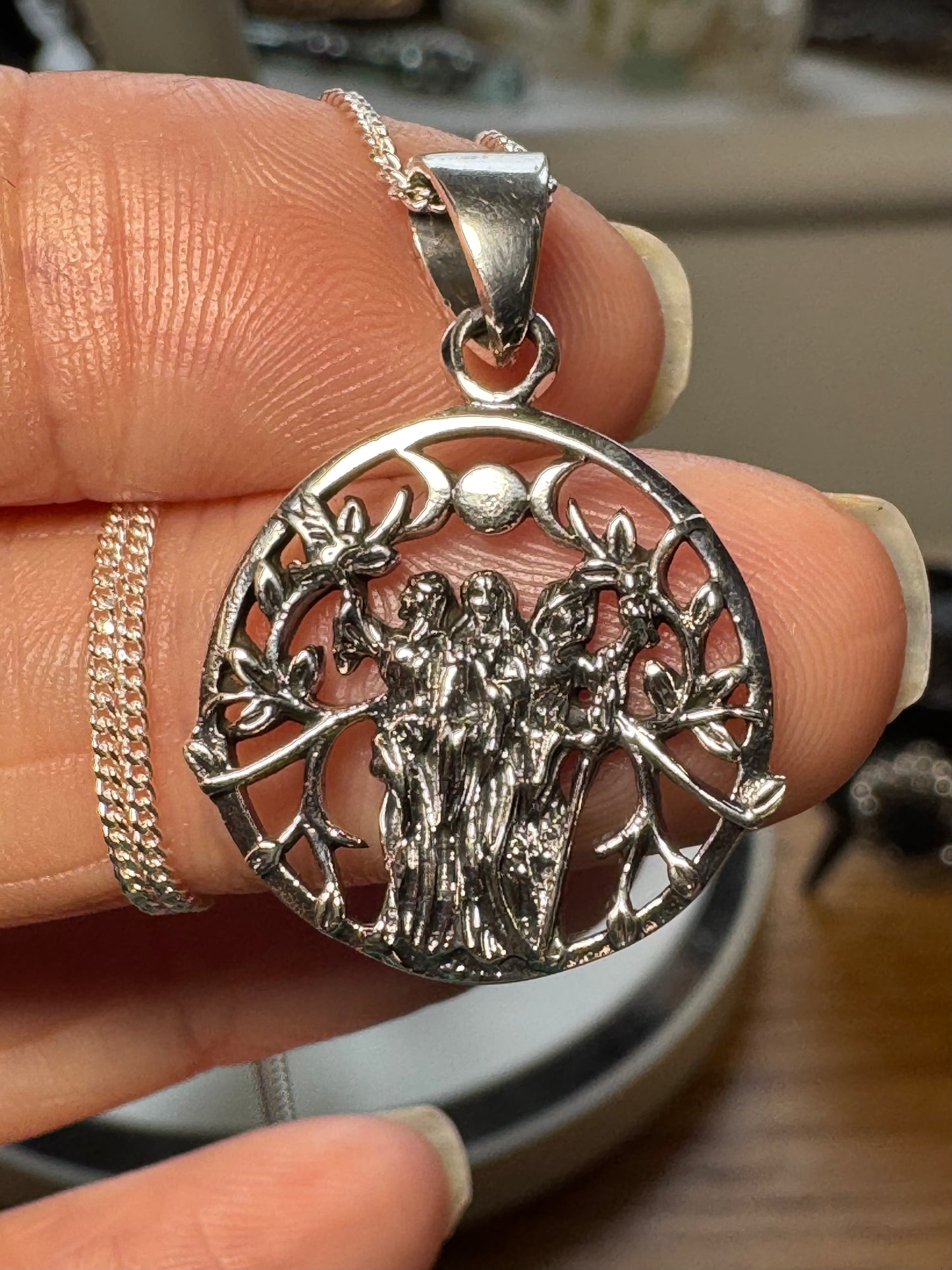 MAIDEN, MOTHER, CRONE NECKLACE