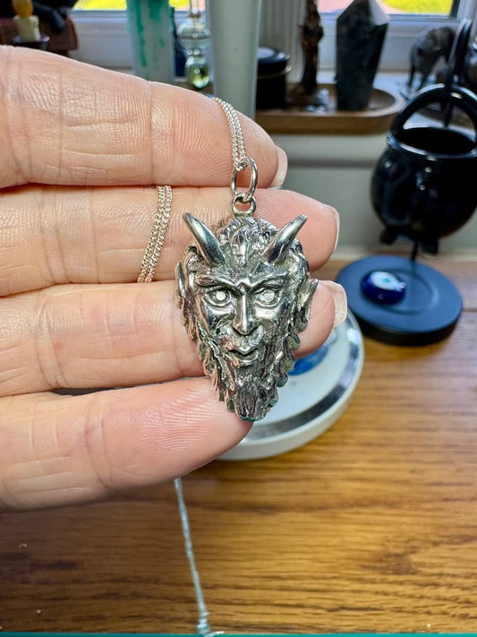 STERLING SILVER PAN NECKLACE