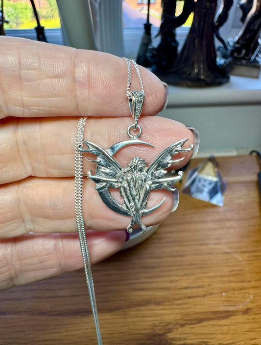 STERLING SILVER FAIRY / FAE NECKLACE
