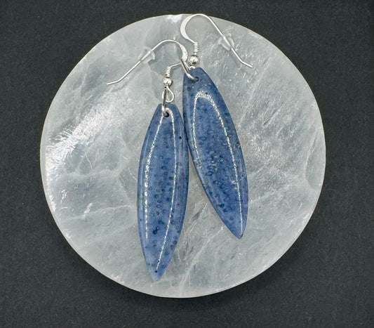 DUMORTERITE GEMSTONE DROP EARRINGS