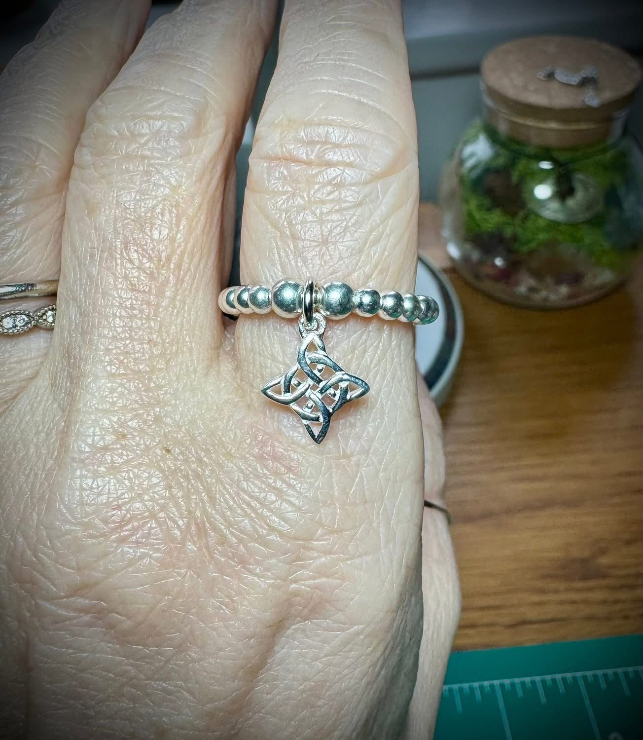 WITCHES KNOT OF PROTECTION RING