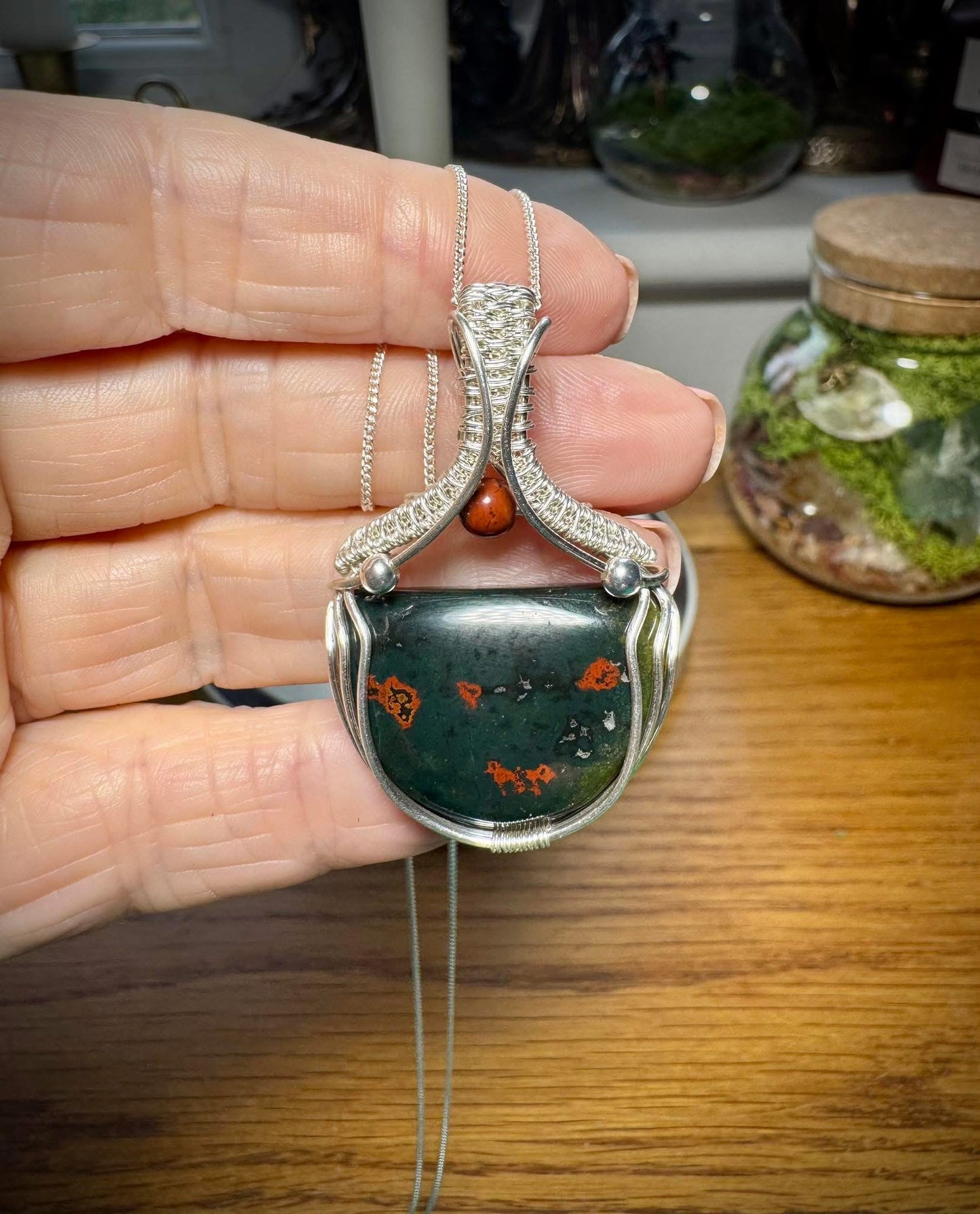 BLOODSTONE NECKLACE