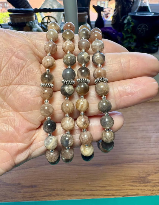 BLACK MOONSTONE BRACELETS