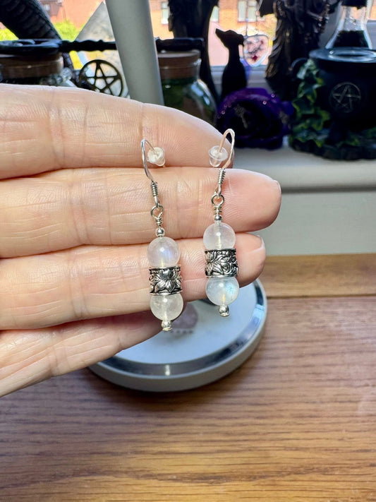 RAINBOW MOONSTONE EARRINGS