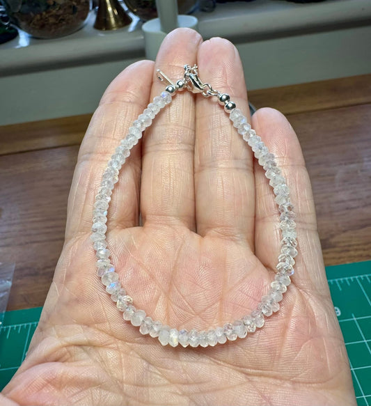 FACETED MOONSTONE BRACELETS