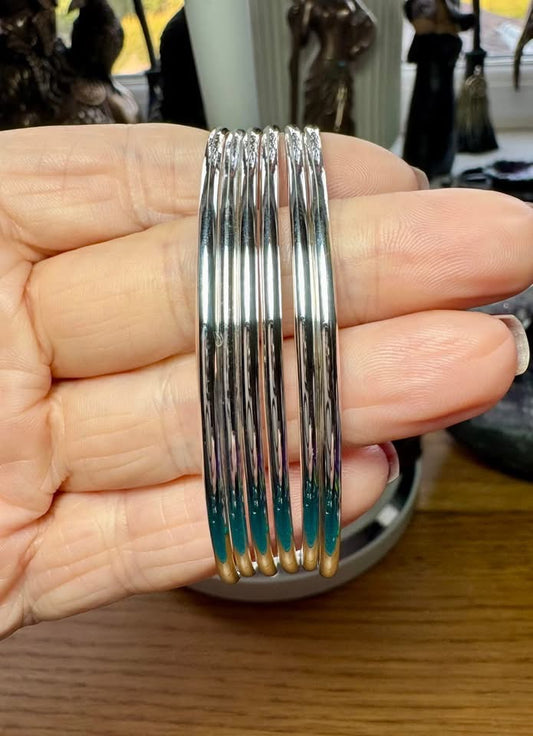 STERLING SILVER BANGLE