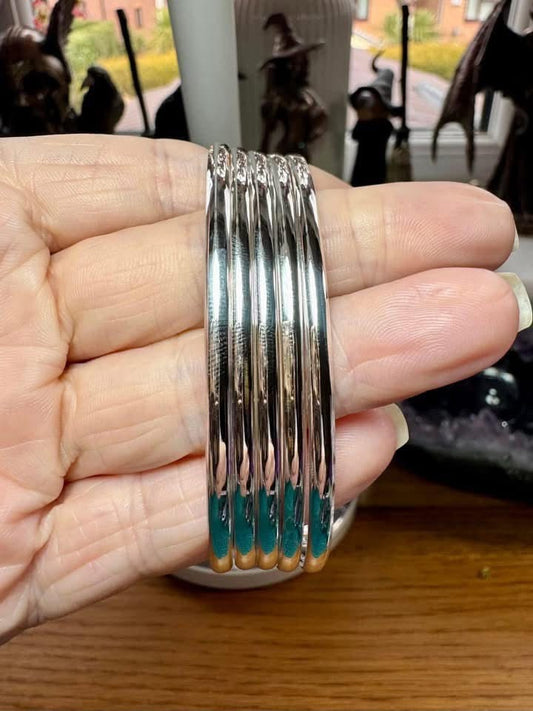 STERLING SILVER BANGLE