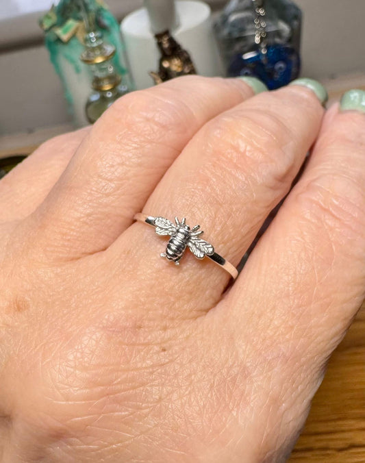 STERLING SILVER BEE RINGS